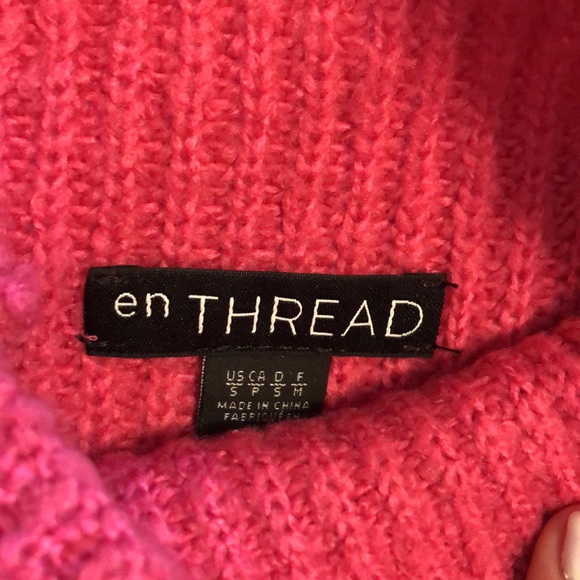 enThread Hot Pink Sweater - Picture 4 of 4